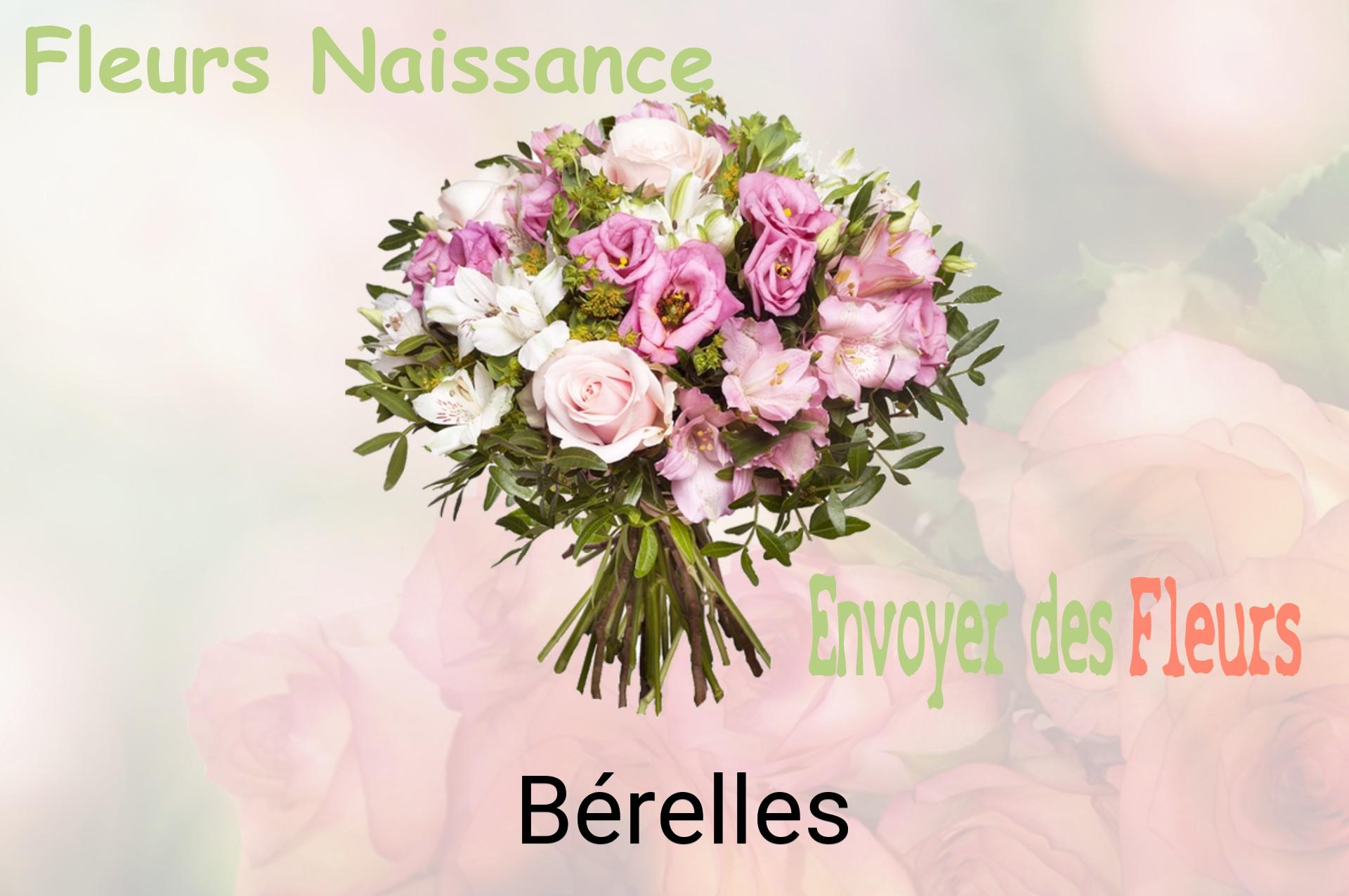 Bouquet de fleurs de naissance livré à Bérelles